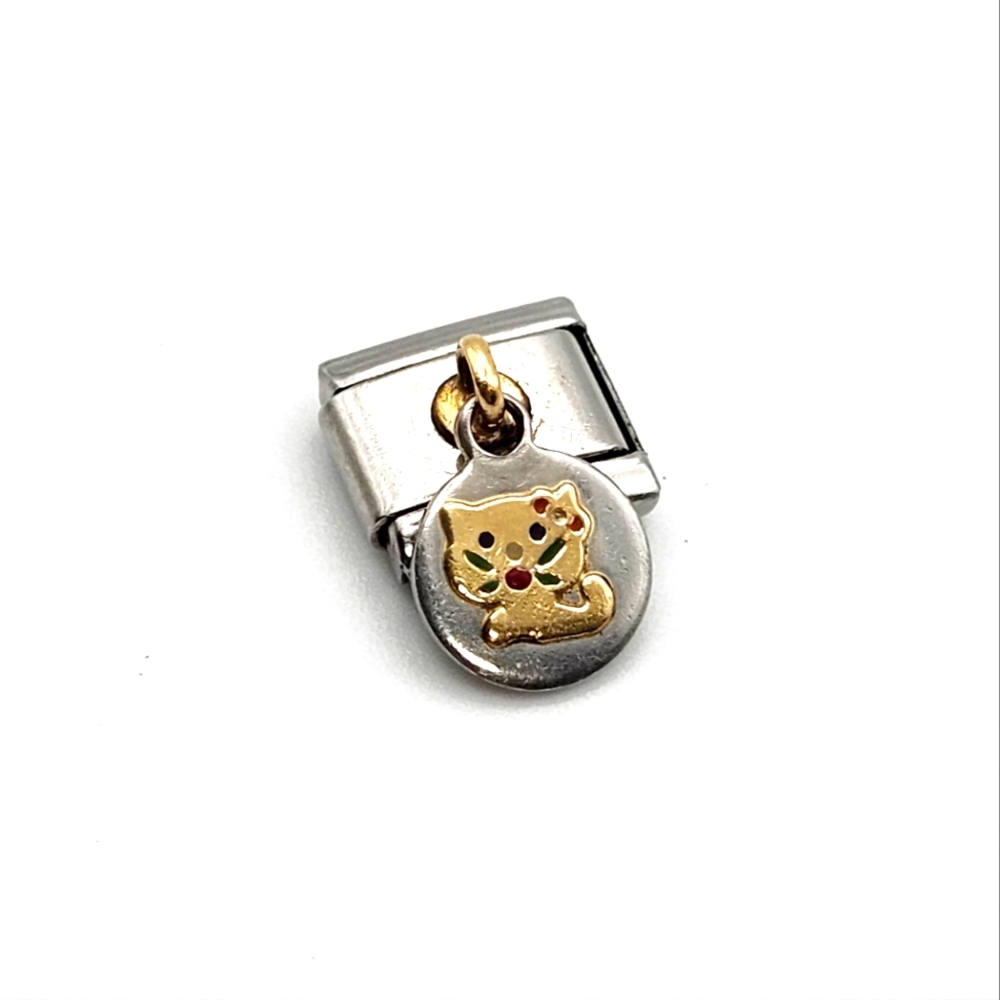 Italian Link Charm Cat by BOXING